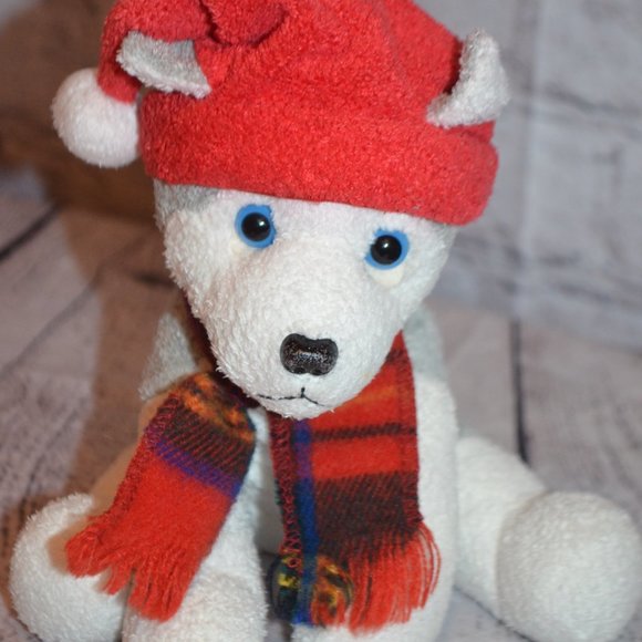 Russ Berrie Other - Russ Berrie Vintage Plush Hatz Husky Puppy Dog Luv Pets #21235 Rare